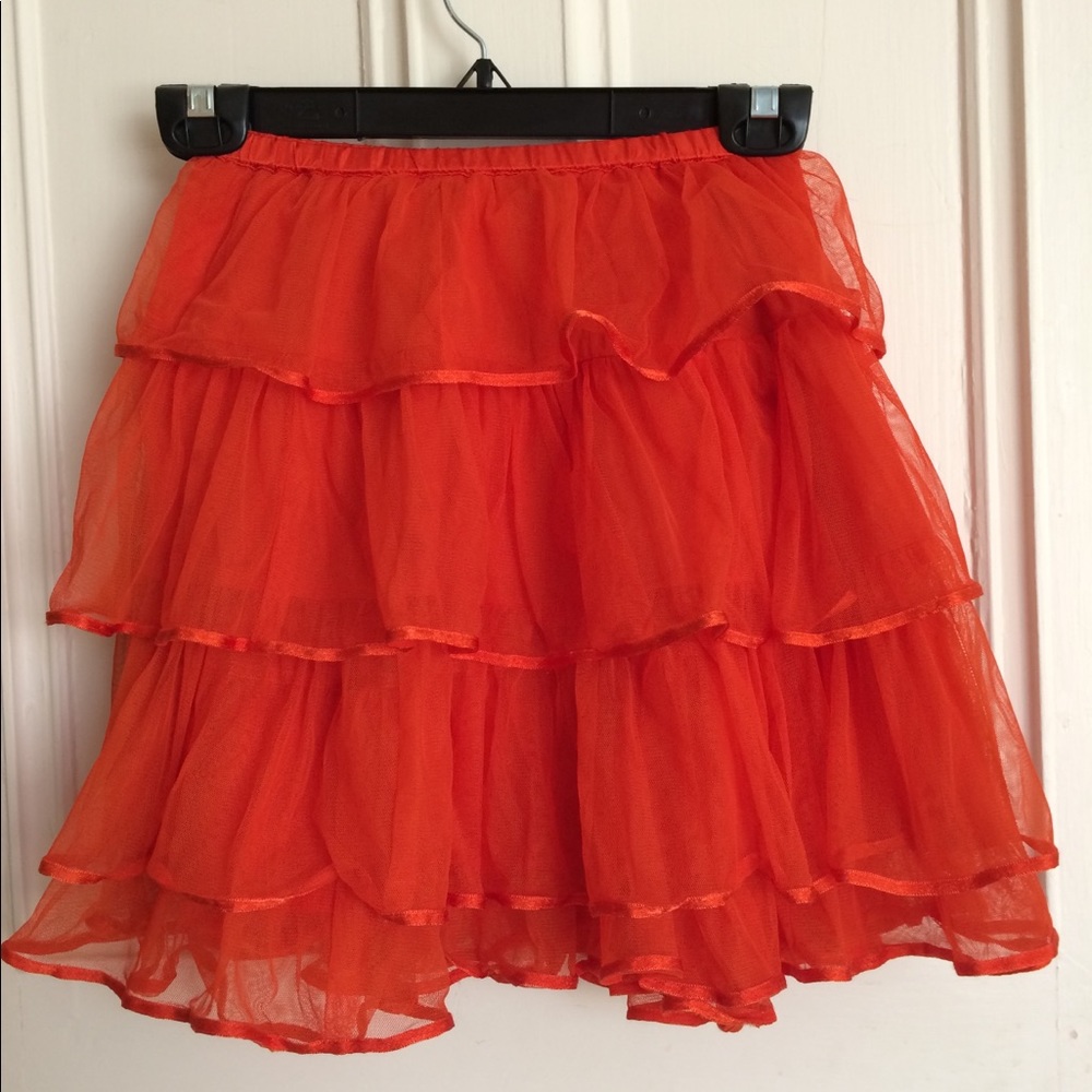 Layered tulle skirt